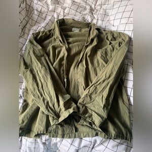 striped lightweight vintage old navy flannel!!